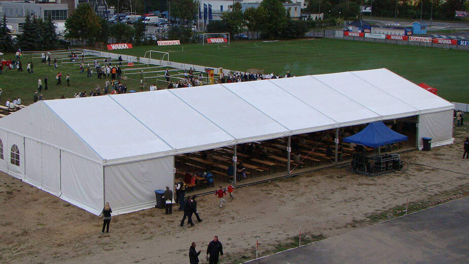 Montaż namiotów i hal namiotowych Poznań